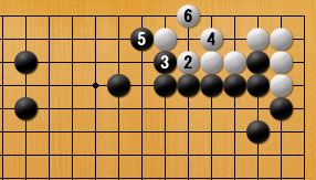 ヨセの手筋-先手で白を止めて正解